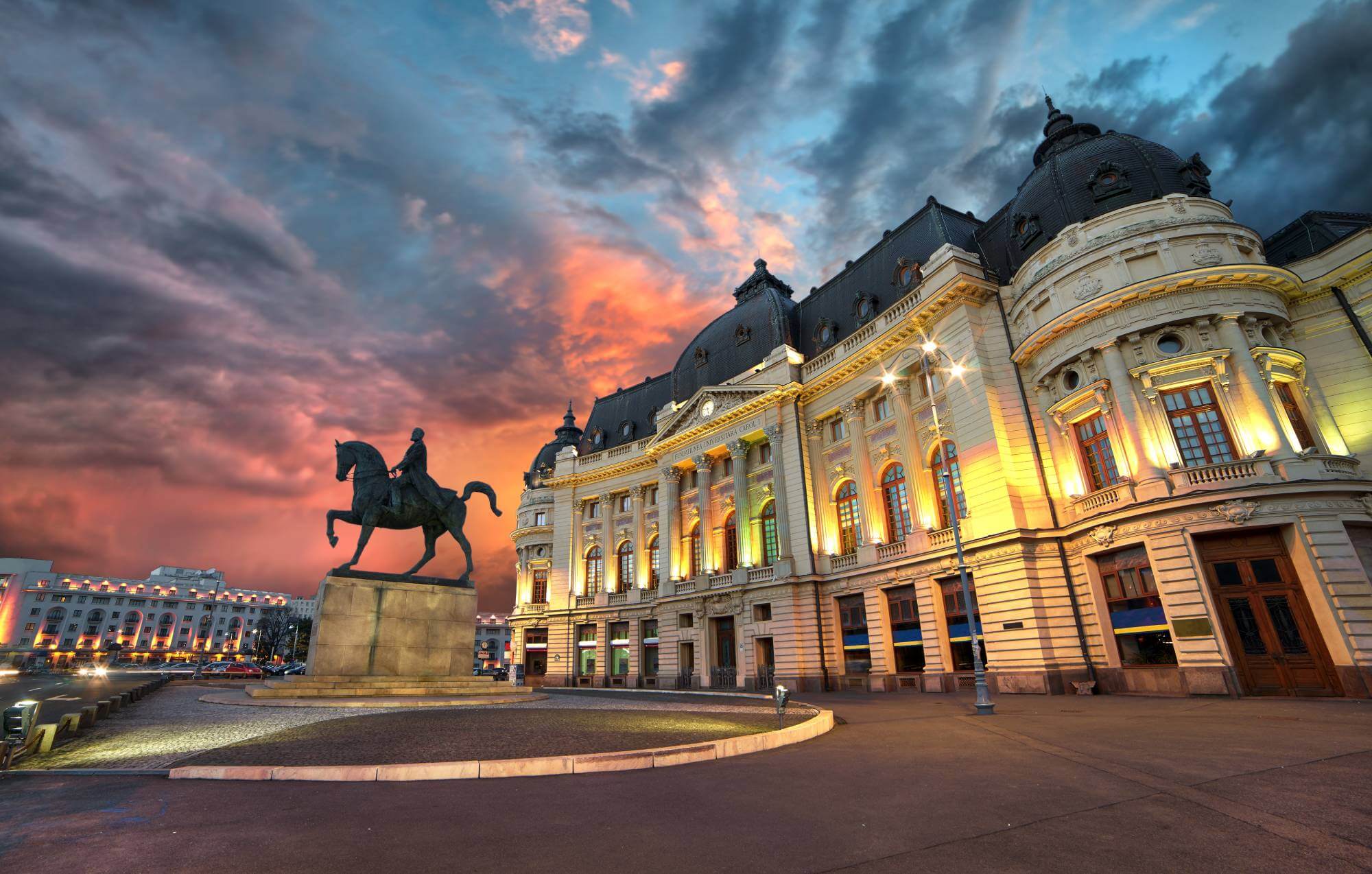 evening walking tour Bucharest, Romania travel